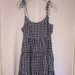 Vineyard Vines Blue/White Checked Sundress